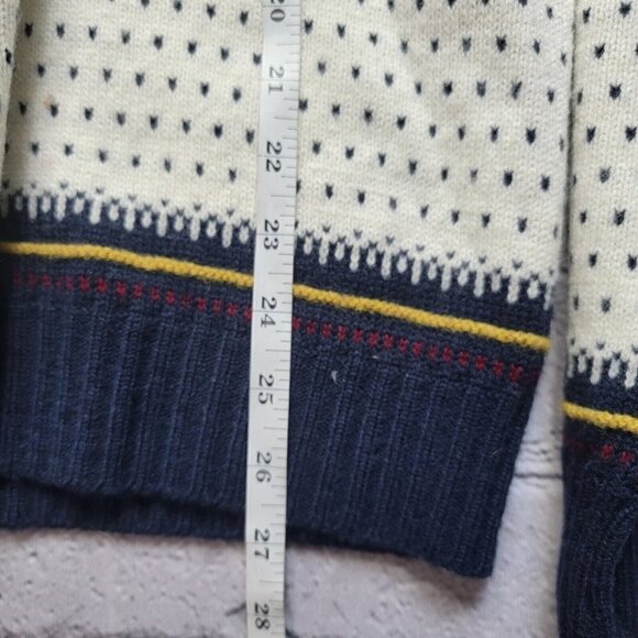 Vintage Alps Knitmeister Nordic Winter Ski Cardigan Sweater Size XL - Picture 11 of 12